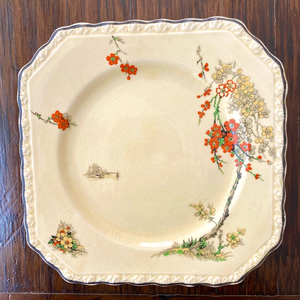 Vintage Myott Staffordshire England Plate Trinket